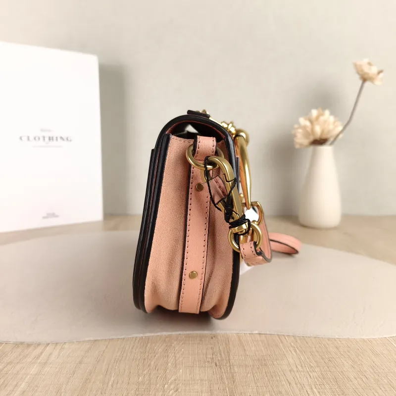 Chloé Crossbody Bag nile Top Handle Crossbody Bag Pink Calfskin 19 × 5 × 15.5 cm — detail view 8 of 10