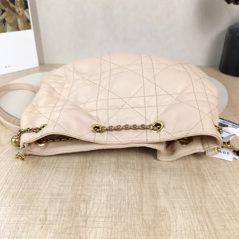 DIOR Shoulder Bag Ammi Beige Lambskin Medium31 × 13 × 18 cm — detail view 10 of 11