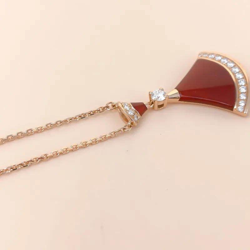 Bvlgari Necklace DIVAS’ DREAM Collection Pavé Diamond Diamond18KR ose Gold One Size2.8*41-43 — cover view 7 of 8