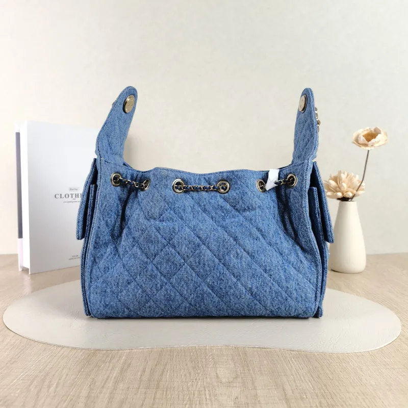 Chanel Shoulder Bag25Bag Blue Small26 × 14 × 30 cm — cover view 6 of 6