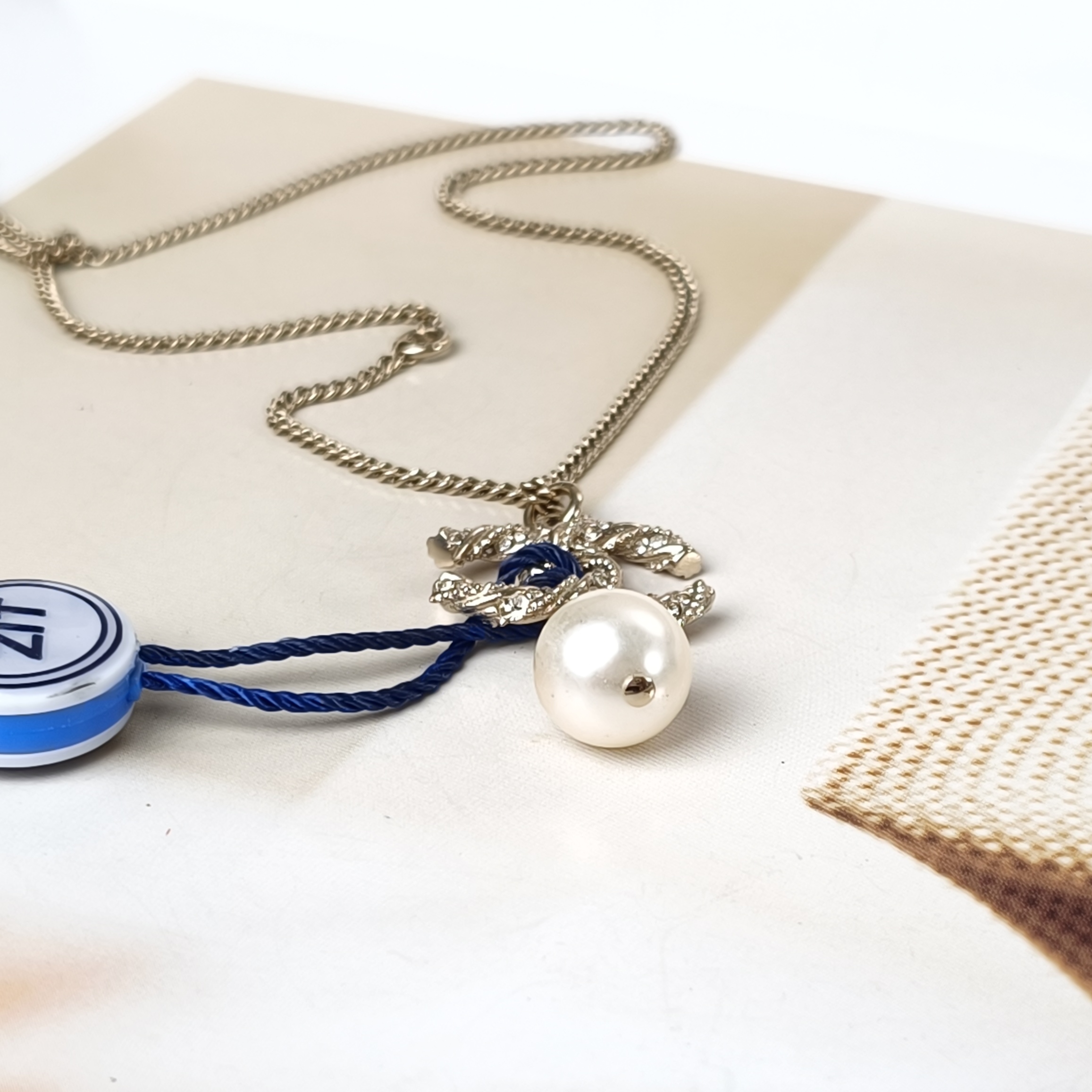Chanel Necklace Necklace Gold One Size60cm One Size — cover view 6 of 9