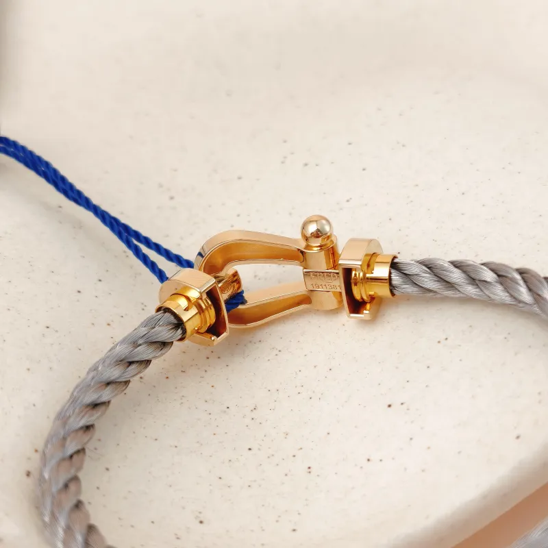 FRED Bracelet Force 10 Collection Bracelet Gold 18KY ellow Gold Large 2.6*1.4cm — cover view 3 of 11