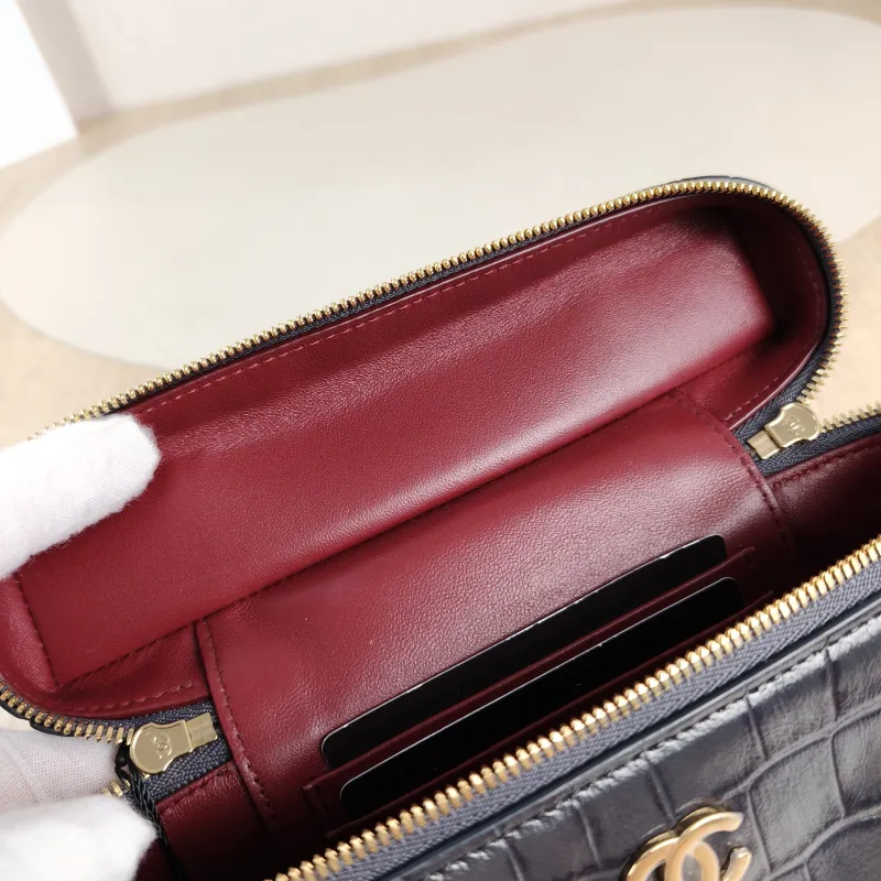 Chanel Crossbody Bag Collectionlp Top Handle Bag Dark Grey Calfskin One Size 19.5 × 5 × 17 cm — detail view 6 of 12