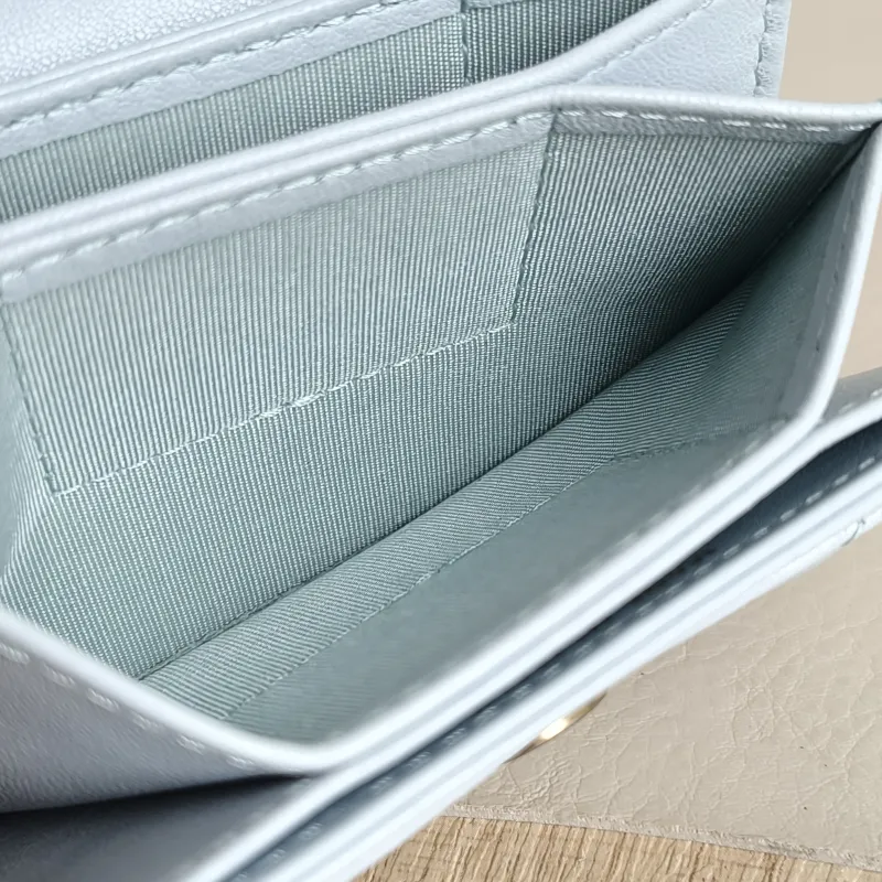 Chanel Crossbody Bag 19bag Mini Crossbody Bag Blue Lambskin Mini 10.5 × 2 × 8 cm 31 — detail view 8 of 9