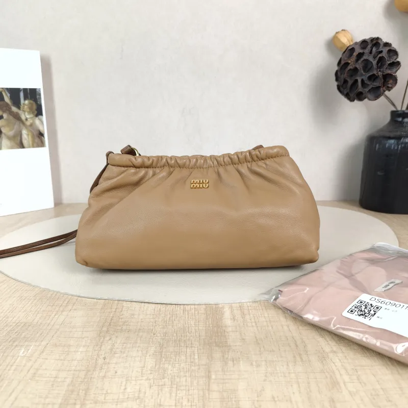 Miumiu Shoulder Bag Aventure Shoulder Bag Caramel Lambskin 22 × 9 × 11 cm — cover view 5 of 6
