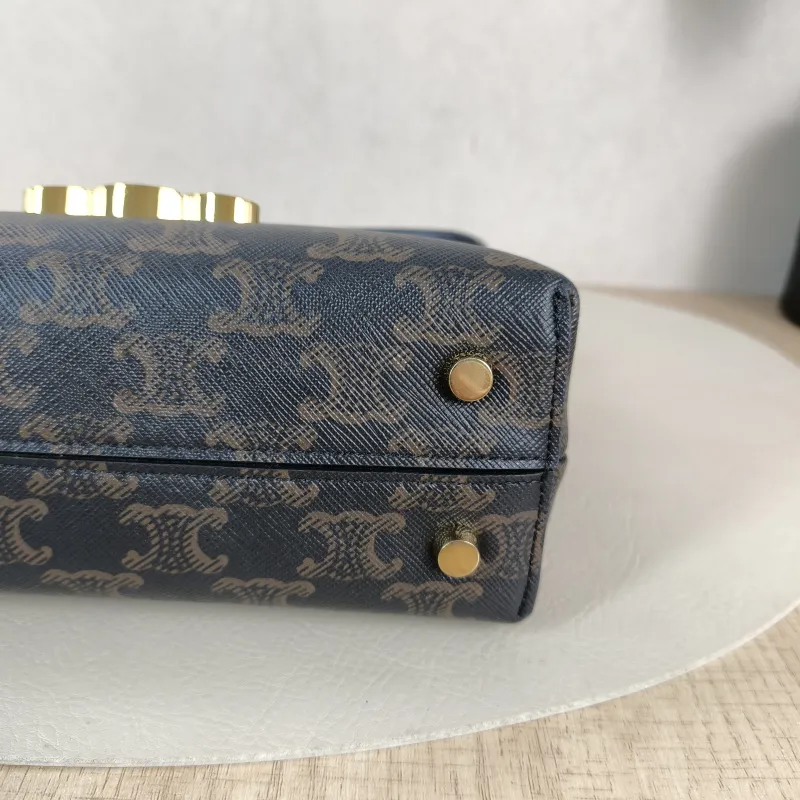 CELINE Top Handle Bag TEEN NINO Top Handle Bag Monogram PVC Small 20 × 8 × 13 cm — detail view 4 of 14