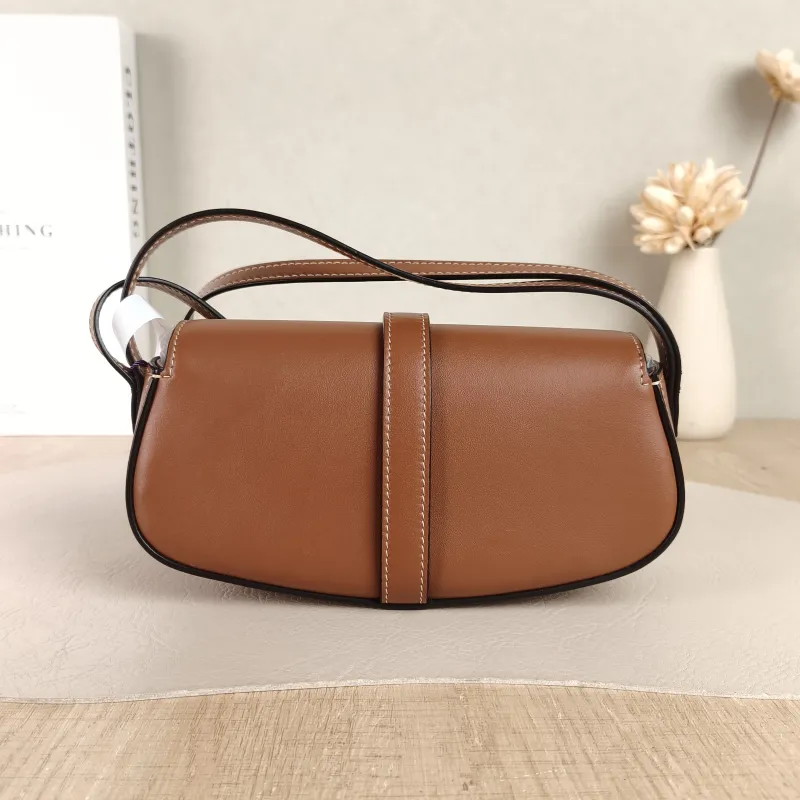 CELINE Crossbody Bag TABOU Brown Calfskinmini18 × 5 × 8 cm — cover view 5 of 5