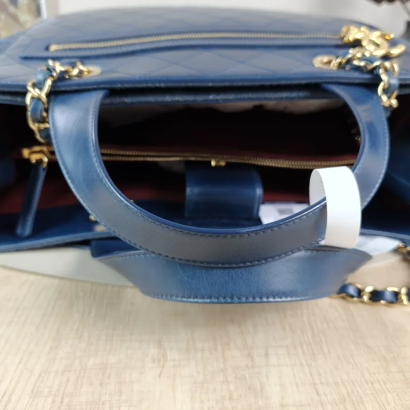 Chanel Shoulder Bag tote Blue One Size35 × 12 × 26 cm — detail view 13 of 13