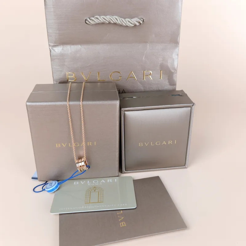Bvlgari Necklace B.ZERO1Collection Necklace Rose Gold 18KR ose Gold Small 45cm — cover view 3 of 10