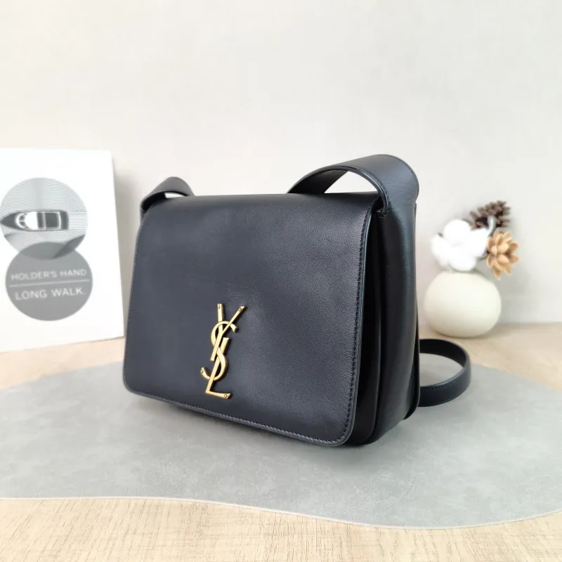 SAINT LAURENT Crossbody Bag Niki Besace Messenger Bag Black Calfskin Small 21.5 × 9.5 × 16 cm — cover view 4 of 5