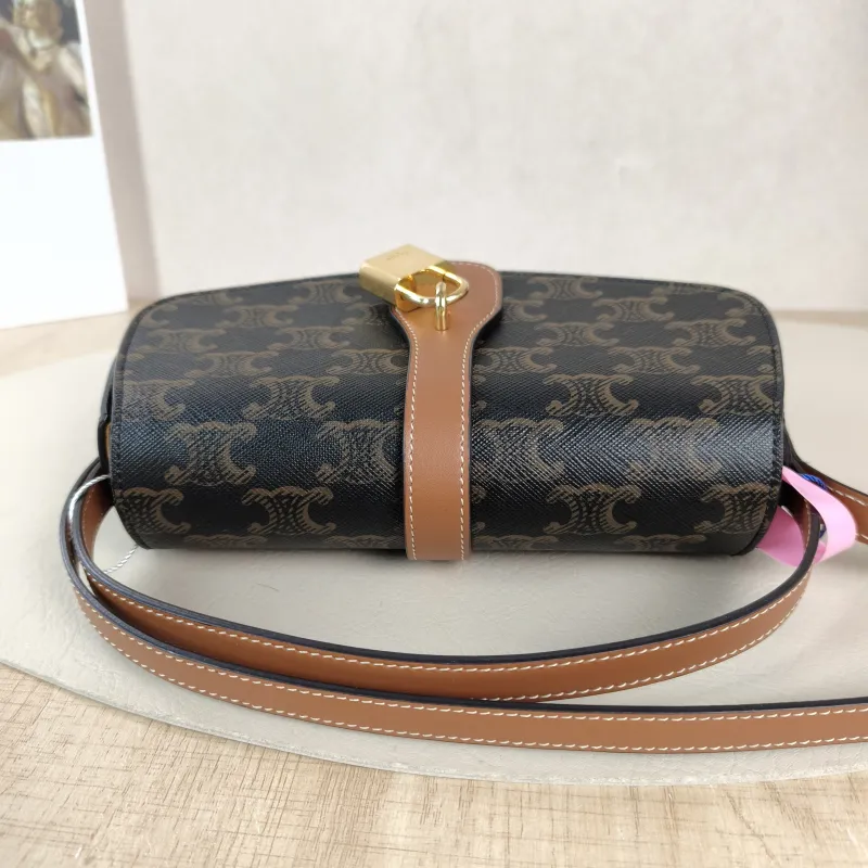 CELINE Crossbody Bag TABOU Monogram PVC Mini 18 × 5 × 8 cm — detail view 8 of 11