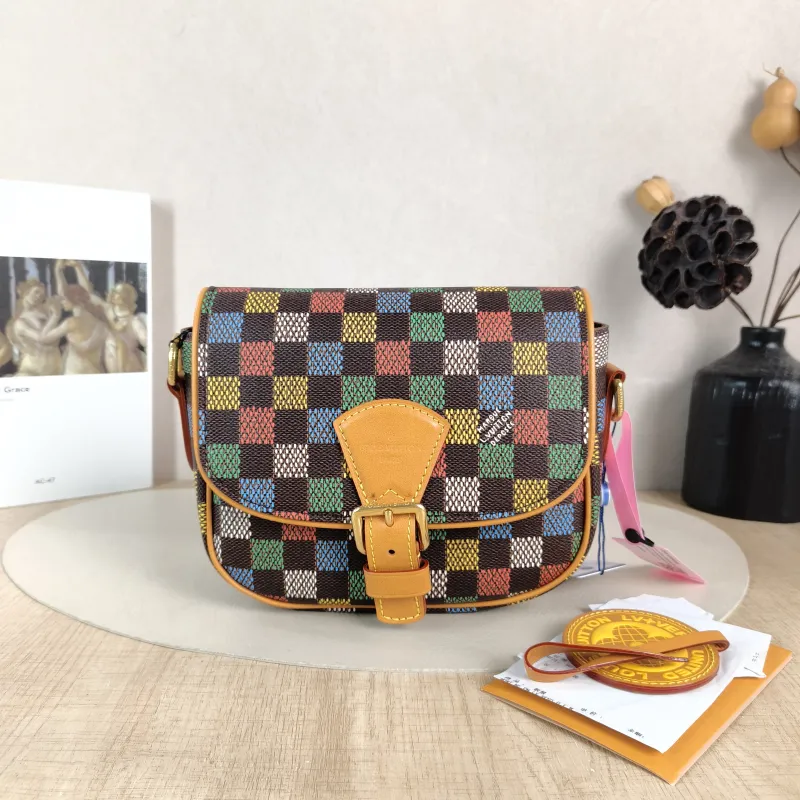 Louis Vuitton Crossbody Bag MONTSOURIS Messenger Bag Brown PVC Small 20 × 7 × 17 cm — cover view 6 of 6