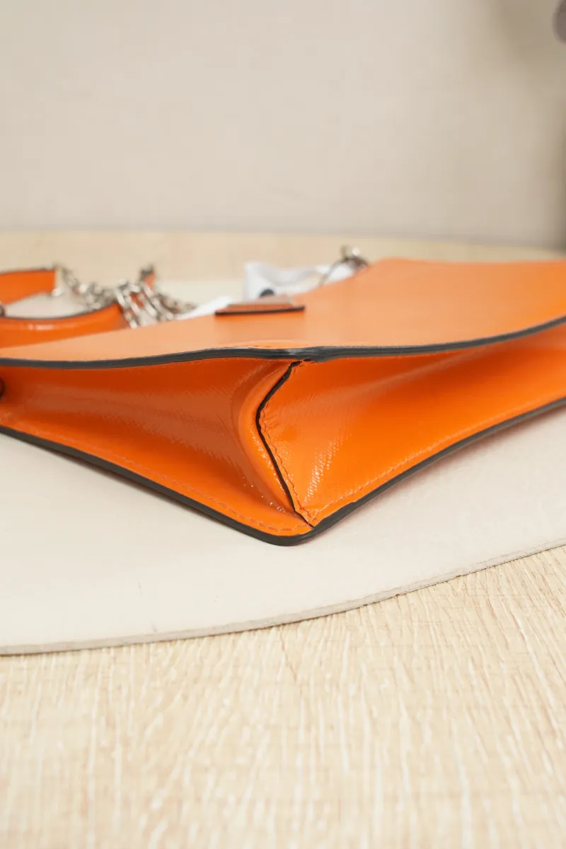 PRADA Crossbody Bag Crossbody Bag Clutch Patent Leather One Size20 × 5 × 12 cm — cover view 2 of 7