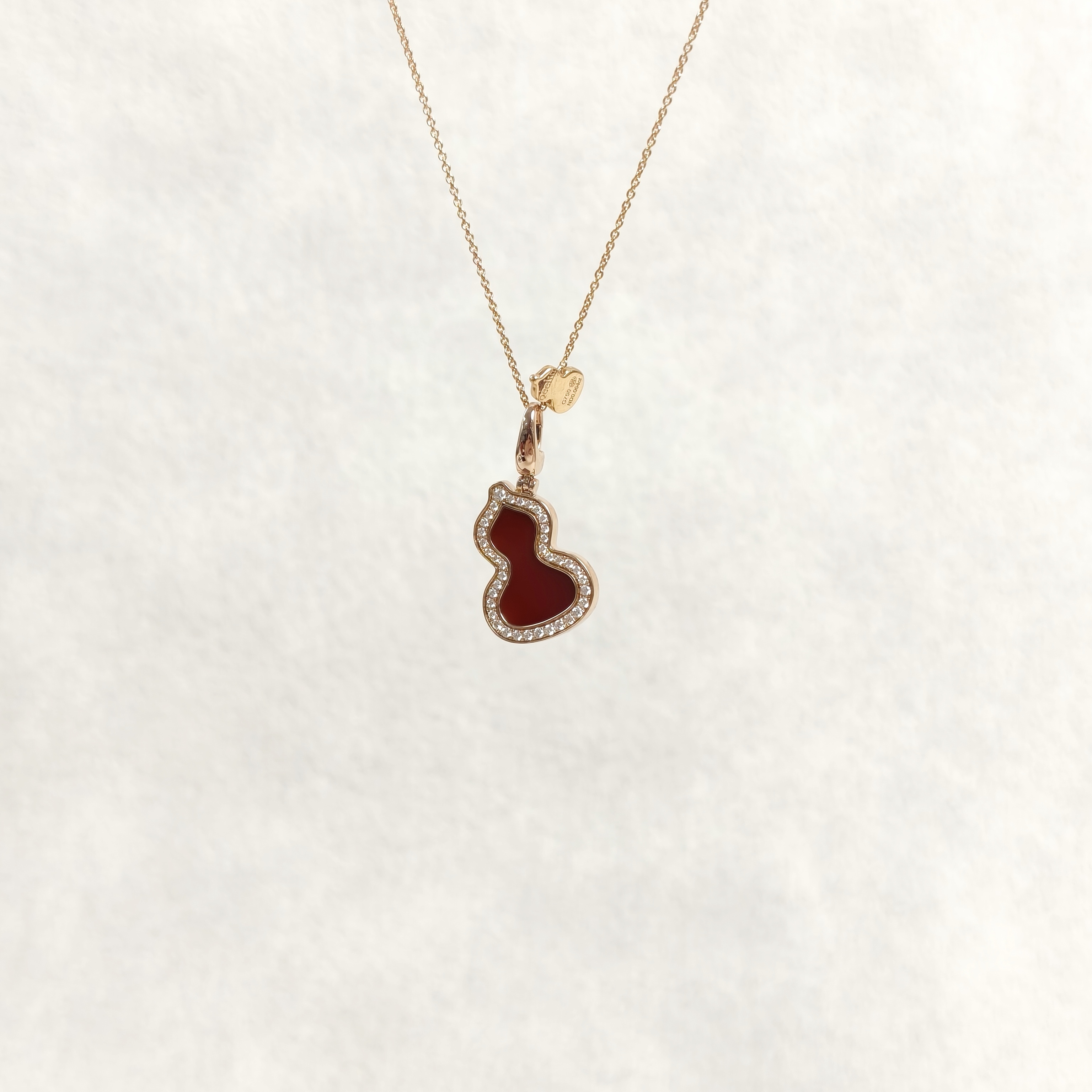 Qeelin Necklace Wulu Collection Necklace Red18k 1.8*1.3 · 39cm