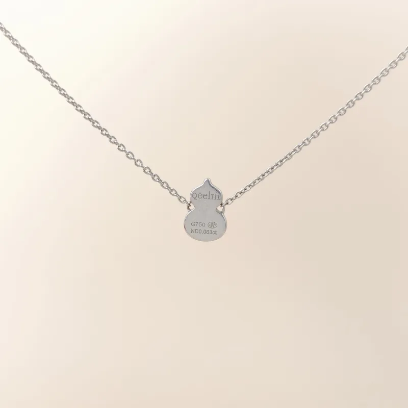 Qeelin Necklace Wulu Collection Necklace 18KW hite Gold Diamond Diamond18KW hite Gold One Size 0.8*39cm โ cover view 6 of 7