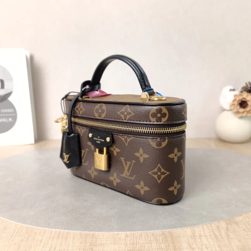 Louis Vuitton Shoulder Bag VANITY POUCH Cosmetic Bag Monogram PVC One Size19 × 6.5 × 11.5 cm — cover view 5 of 5