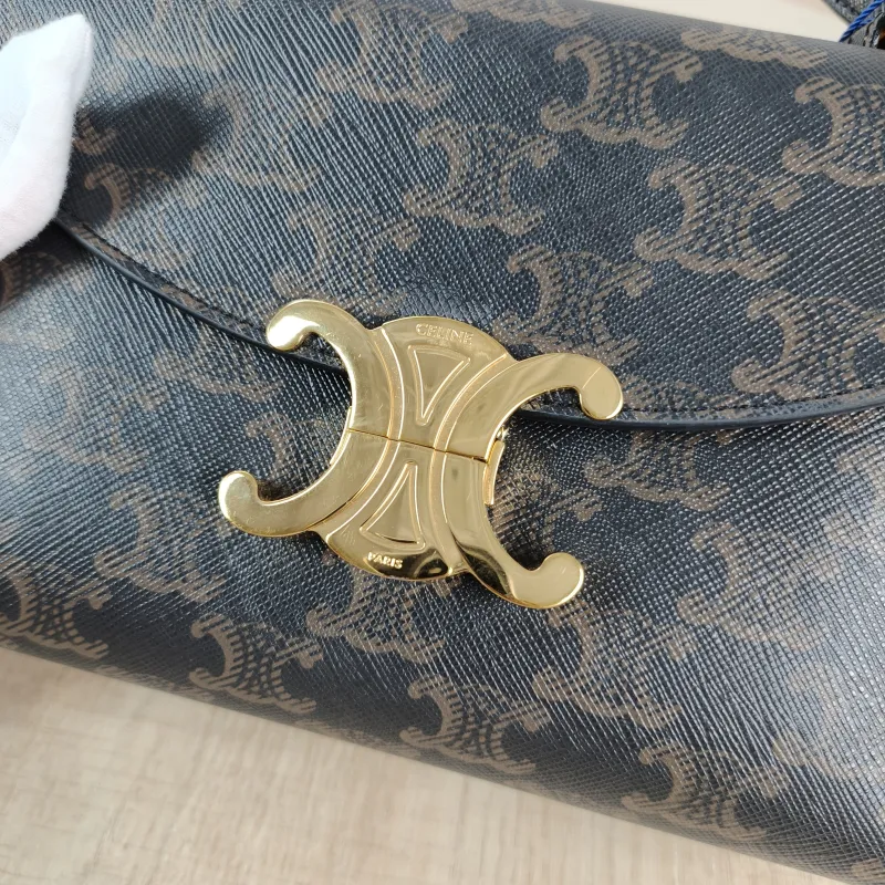 CELINE Top Handle Bag TEEN NINO Top Handle Bag Monogram PVC Small 20 × 8 × 13 cm — detail view 7 of 14