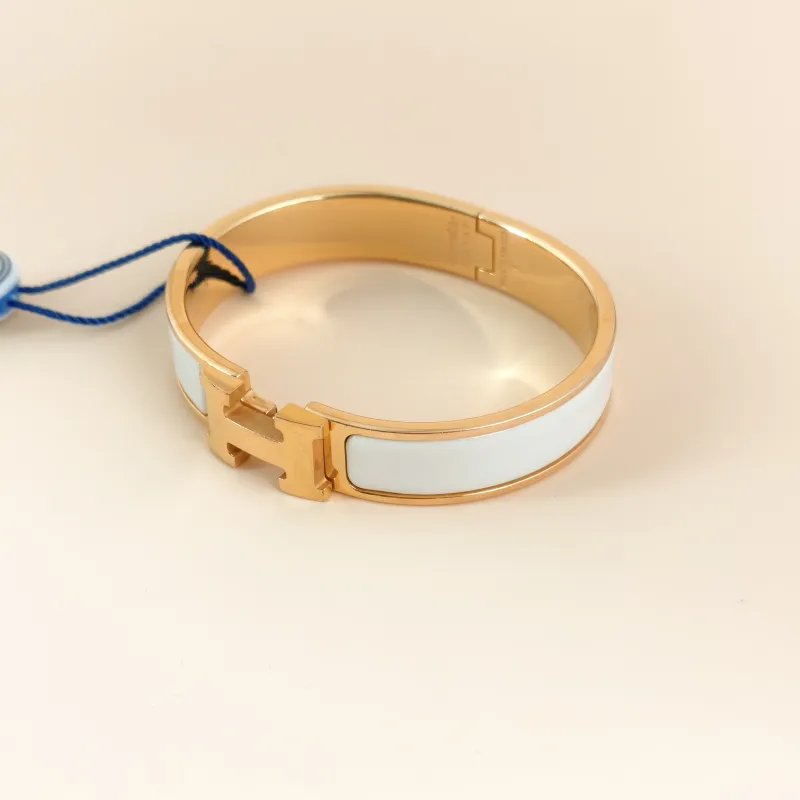 Hermès Bangle Clic HB angle White One Size15.9cm — cover view 2 of 7