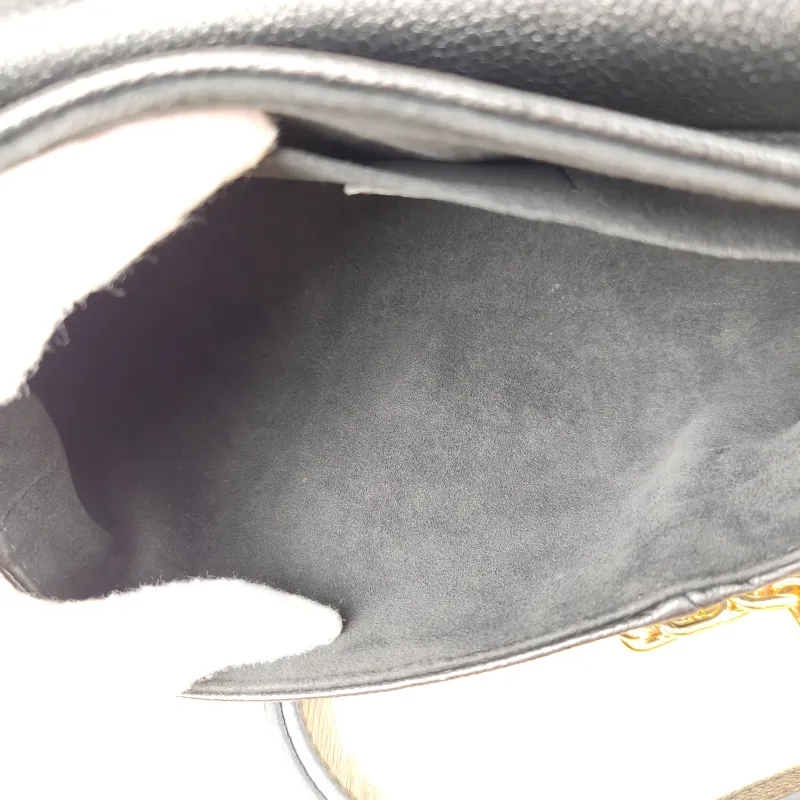 Louis Vuitton Crossbody Bag Favorite Black Monogram Empreinte Embossed Calfskin Medium 24 × 9 × 14 cm — detail view 6 of 12