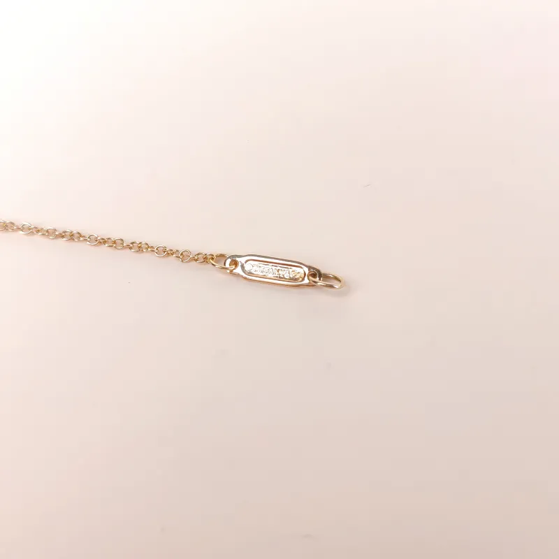 Tiffany&Co. Necklace Keys Collection Pavé Diamond Necklace Rose Gold Diamond18KR ose Gold One Size 40cm — cover view 10 of 11