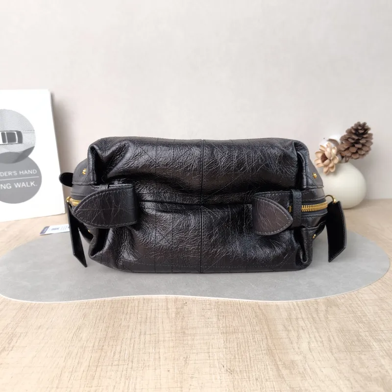 DIOR Shoulder Bag D-Journey Shoulder Bag Hobo Black Calfskin Medium 33 × 15 × 16 cm — cover view 4 of 6