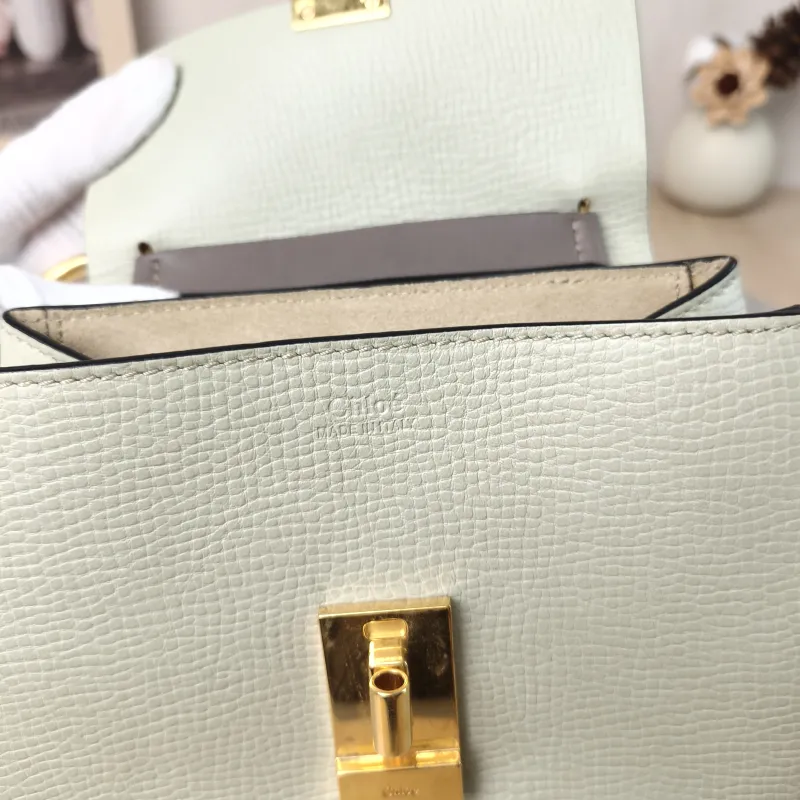 Chloé Crossbody Bag drew Green Calfskin One Size 19.5 × 6.5 × 16 cm — detail view 4 of 11