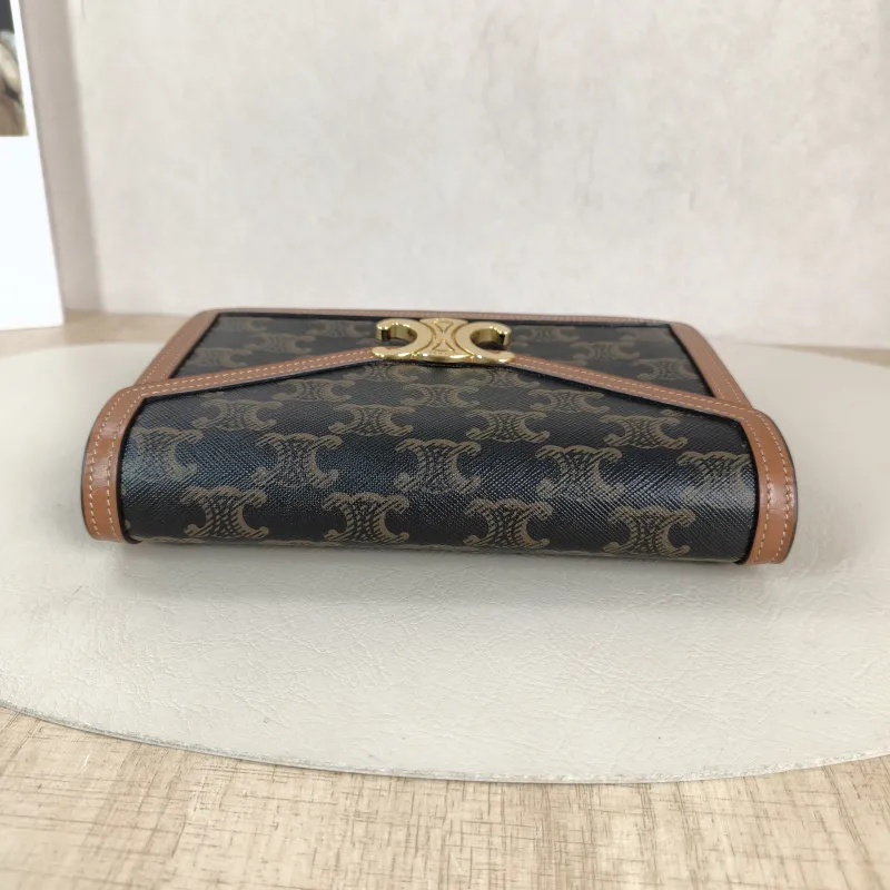 CELINE Crossbody Bag MARGO Wallet Monogram PVC Mini 19.5 × 4.5 × 13 cm — detail view 3 of 13