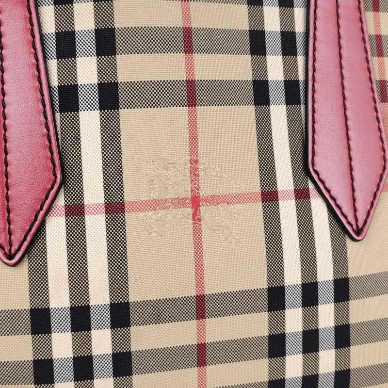 BURBERRY Shoulder Bag Top Handle Bag Canvas One Size 30 × 16 × 23 cm — detail view 5 of 12