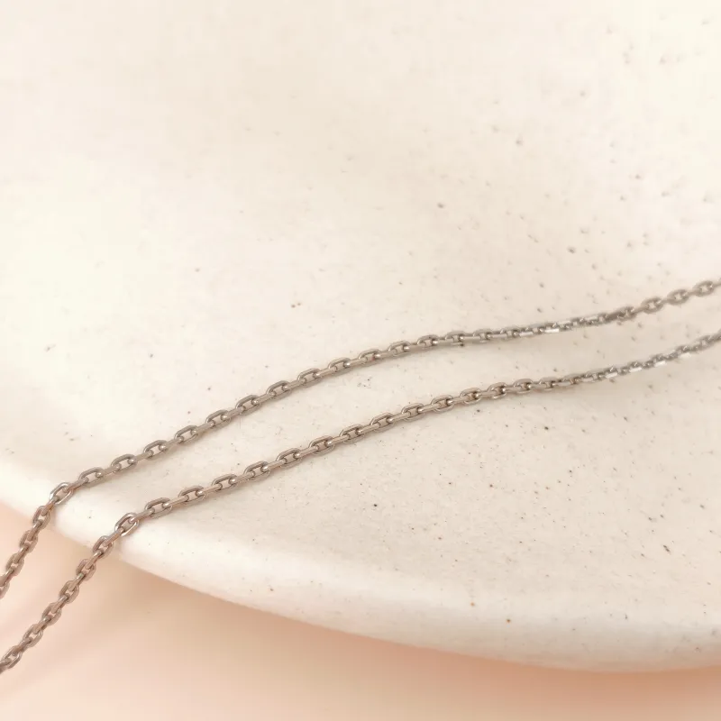 Hermès Necklace Pop HN ecklace Silver Black Mini 40cm — cover view 8 of 8