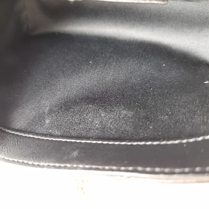 SAINT LAURENT Crossbody Bag Niki Black Waxed Leather Calfskin Mini 18 × 5 × 12.5 cm — detail view 7 of 10