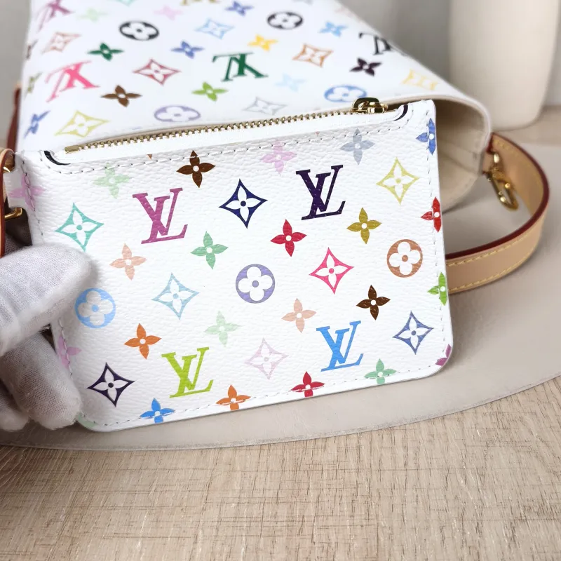 Louis Vuitton Top Handle Bag ALL IN BB Multicolore PVC BB 16 × 12 × 18 cm — detail view 10 of 11