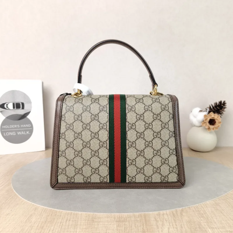 GUCCI Top Handle Bag Ophidia GG Messenger Bag Monogram PVC Medium25 × 7 × 17.5 cm — cover view 5 of 5