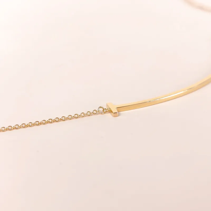 Tiffany&Co. Necklace T Collection Large Smile Necklace Gold 18k Large 45.5cm โ cover view 3 of 6
