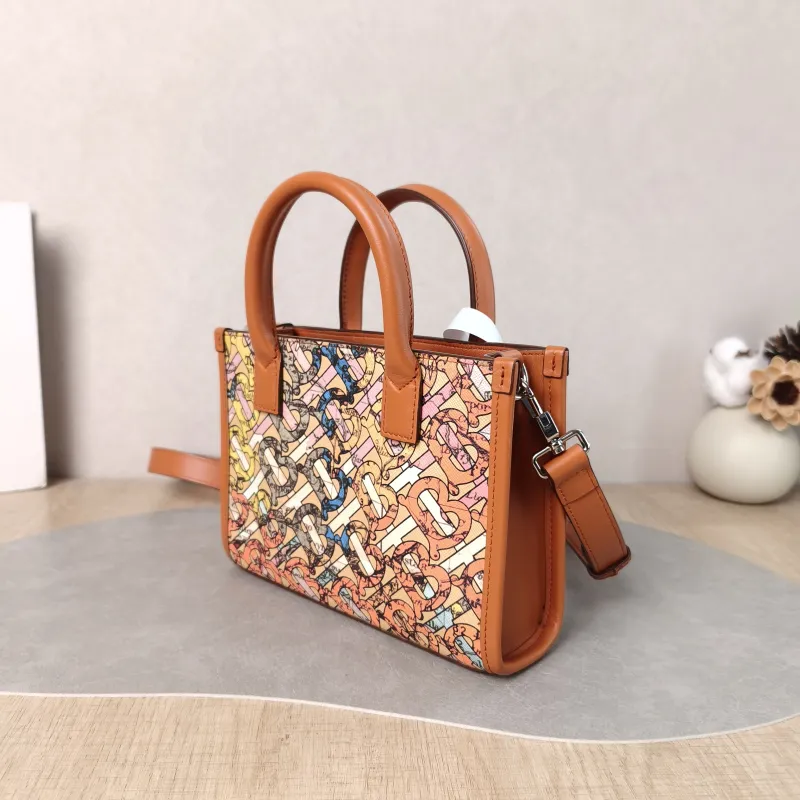 BURBERRY Top Handle Bag Tote Bag PVC One Size 19 × 5.5 × 13.5 cm — cover view 5 of 5