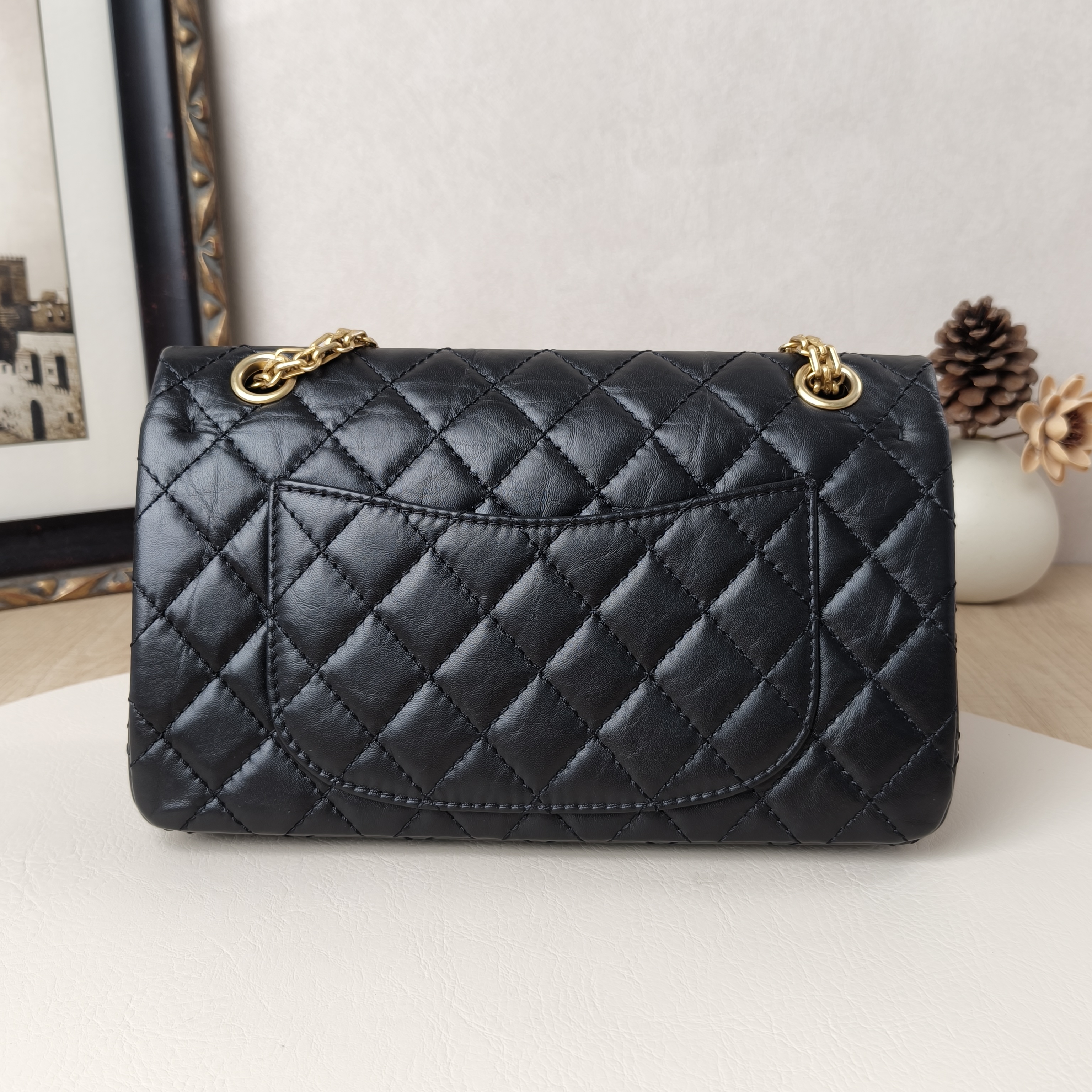 Chanel Shoulder Bag2.55Black Calfskin Small24 × 7.5 × 16 cm — cover view 5 of 9