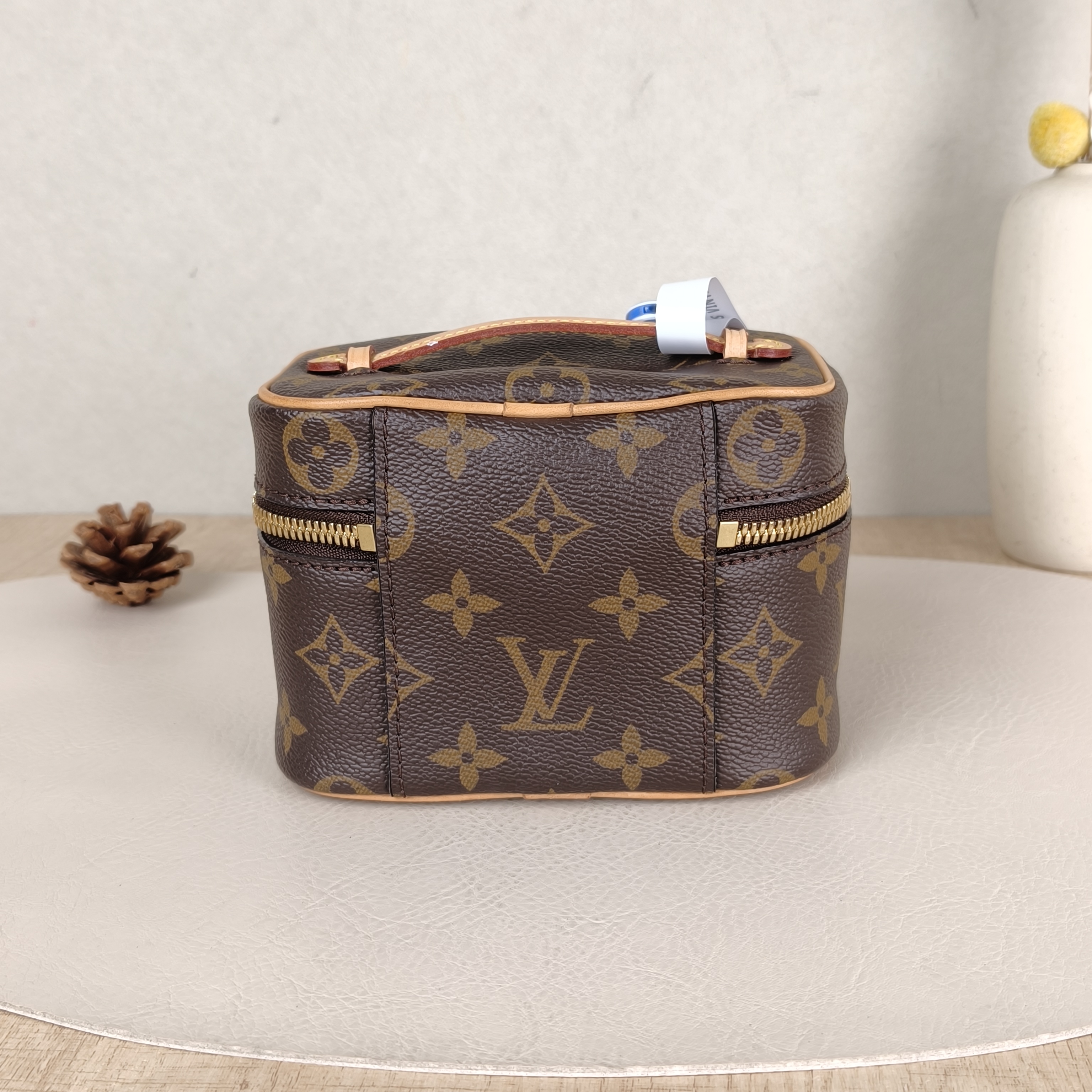 Louis Vuitton Cosmetic Bag NICE Cosmetic Bag Monogram PV Cnano14 × 8.5 × 10.5 cm — cover view 3 of 5