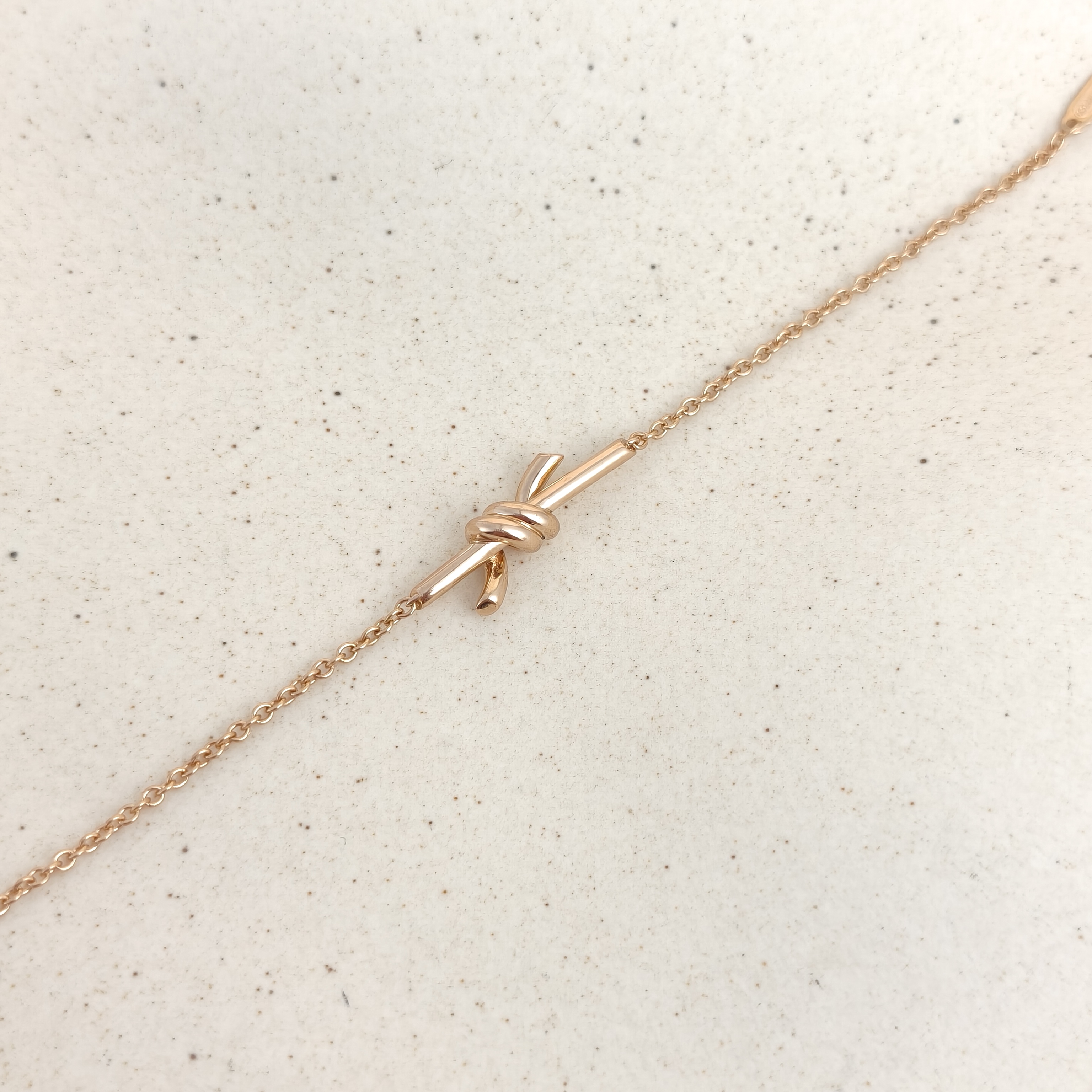 Tiffany&Co. Bracelet Knot Collection Bracelet Rose Gold 18KR ose Gold One Size16cm — cover view 6 of 8