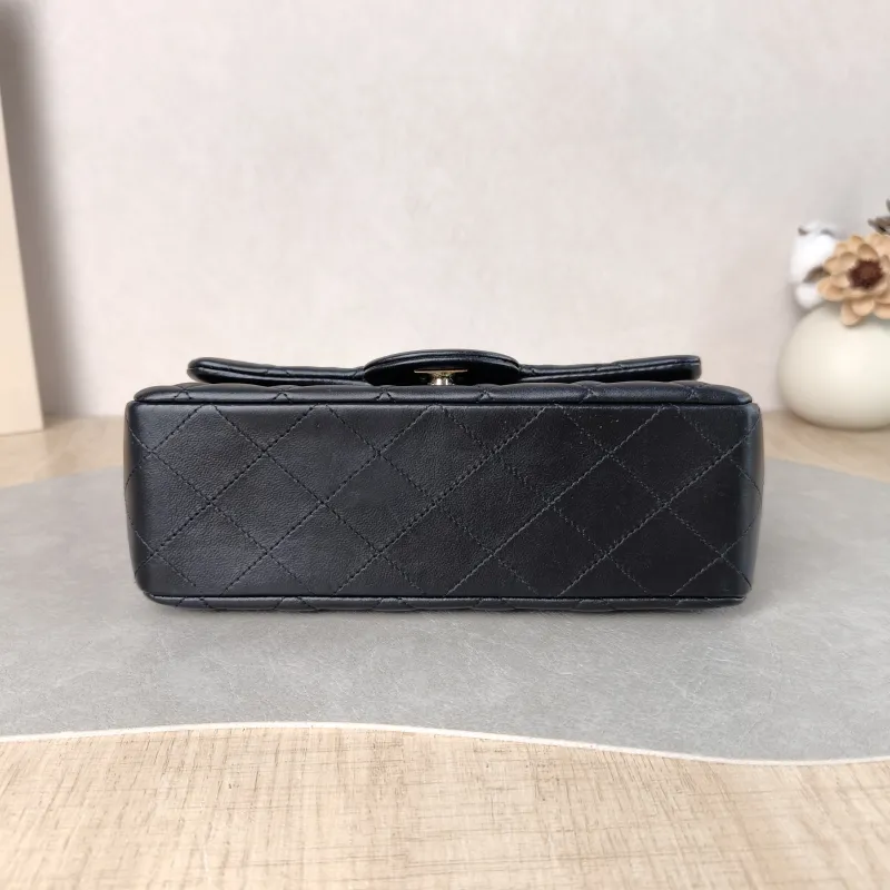 Chanel Crossbody Bag Classic Flap Large Mini CF Mini Black SL ambskin mini 20 × 6 × 12 cm — cover view 3 of 6