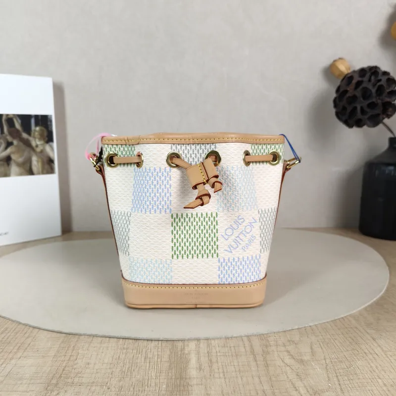Louis Vuitton Shoulder Bag NANO NOÉ Bucket Bag Nano Colorblock PVC nano 13 × 10 × 16 cm
