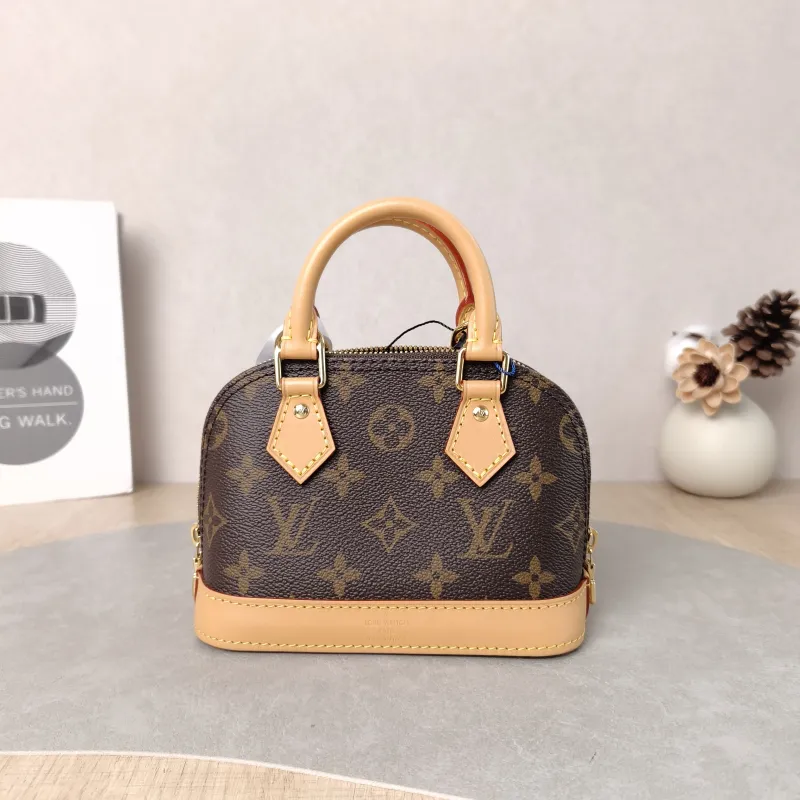 Louis Vuitton Crossbody Bag Alma Nano Monogram PVC nano 18 × 8 × 12 cm