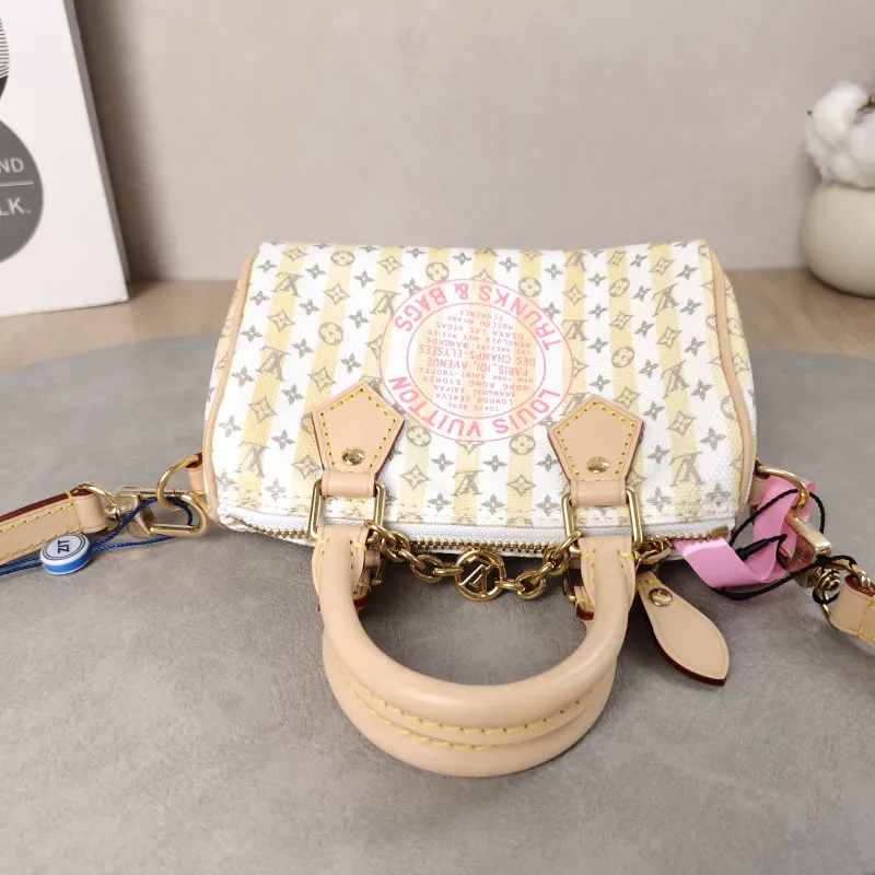 Louis Vuitton Crossbody Bag Speedy Nano Collection White · Yellow PV Cnano16 × 7.5 × 10 cm — detail view 13 of 13