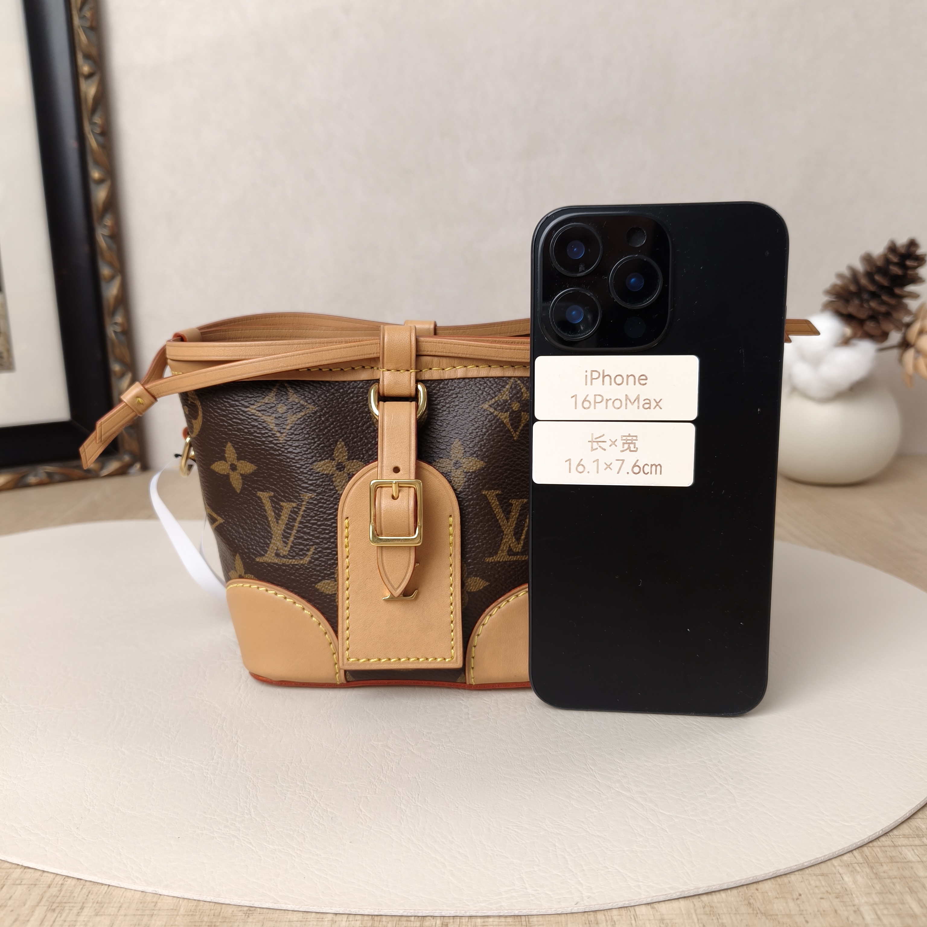 Louis Vuitton Crossbody Bag NOÉ PURSE Monogram PV Cmini11.5 × 11.5 × 12 cm — cover view 6 of 11