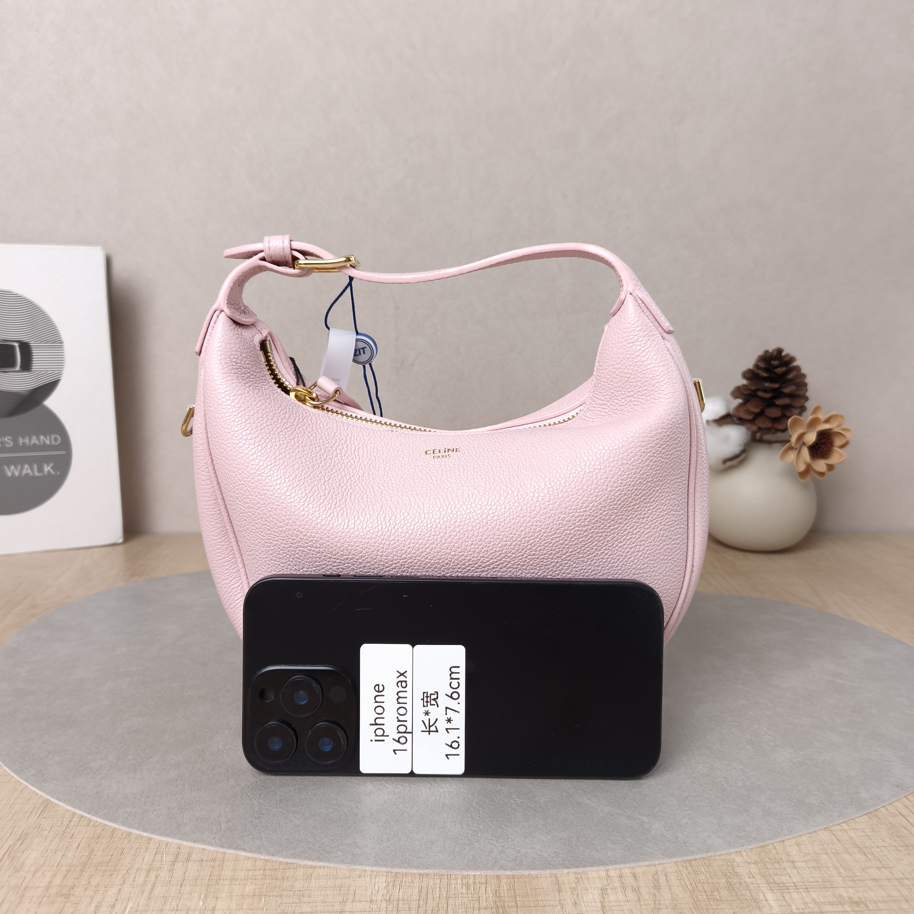 CELINE Crossbody Bag TEEN LULU hobo Calfskin Small21 × 5 × 24 cm — cover view 2 of 5