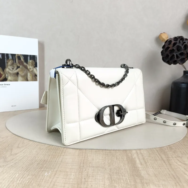 DIOR Crossbody Bag30Montaigne White Lambskin One Size25 × 8 × 15 cm — cover view 2 of 6