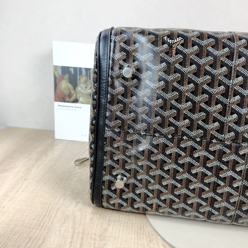 GOYARD Top Handle Bag Croisiere Black PVC One Size 53 × 25 × 25 cm — detail view 2 of 15