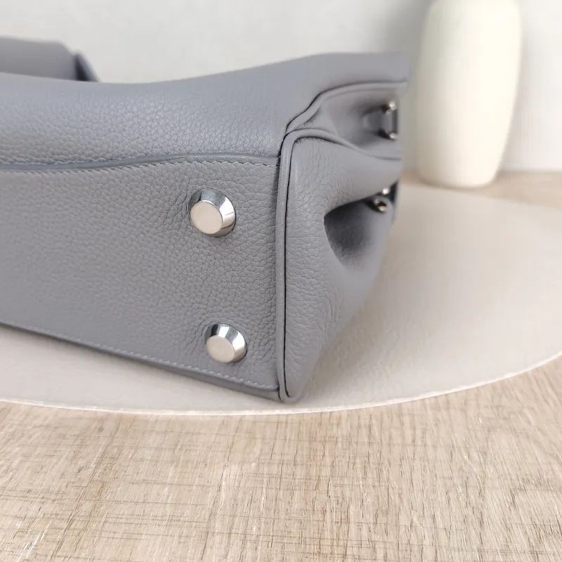 BALENCIAGA Crossbody Bag RODEO Grey Calfskin Small 27 × 10 × 20 cm — detail view 2 of 14
