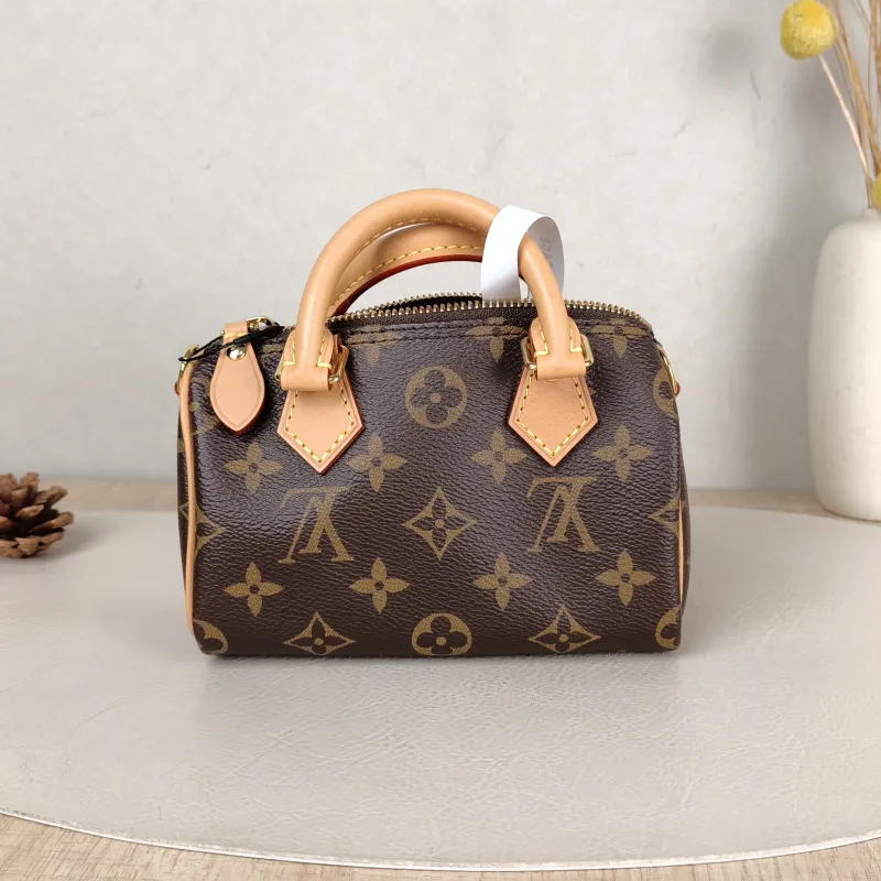 Louis Vuitton Crossbody Bag Speedy Nano Shoulder Strap PVC nano 16 × 7.5 × 10 cm — cover view 4 of 5