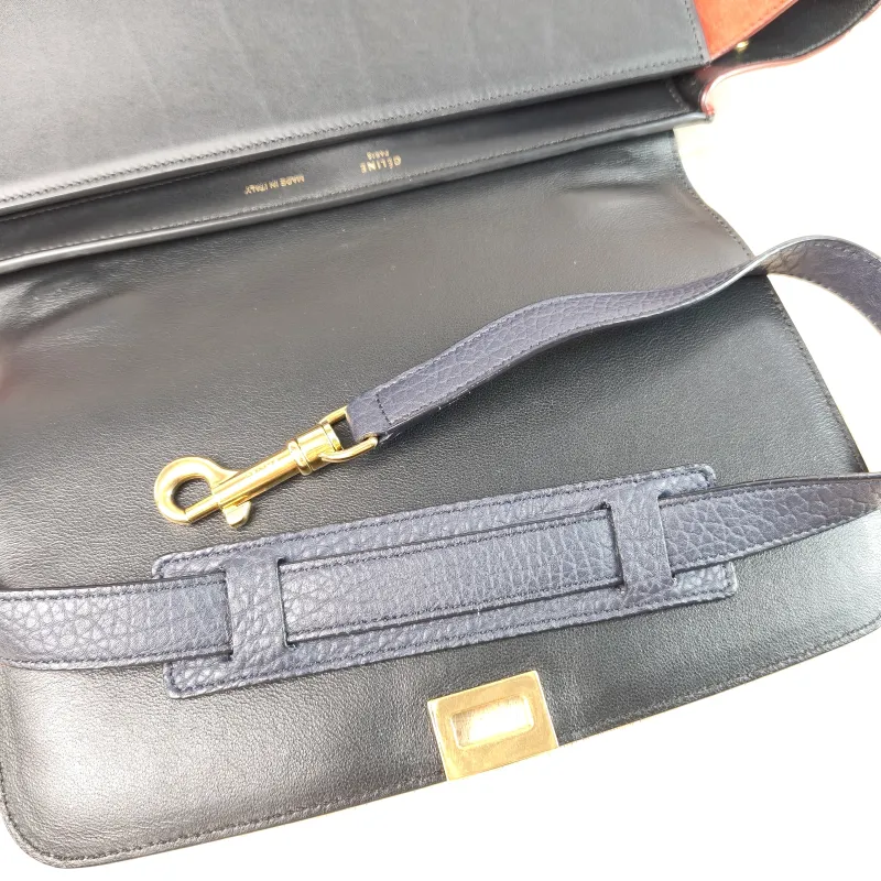 CELINE Crossbody Bag Trapeze Colorblock Calfskin Small27 × 13 × 22 cm — detail view 4 of 12