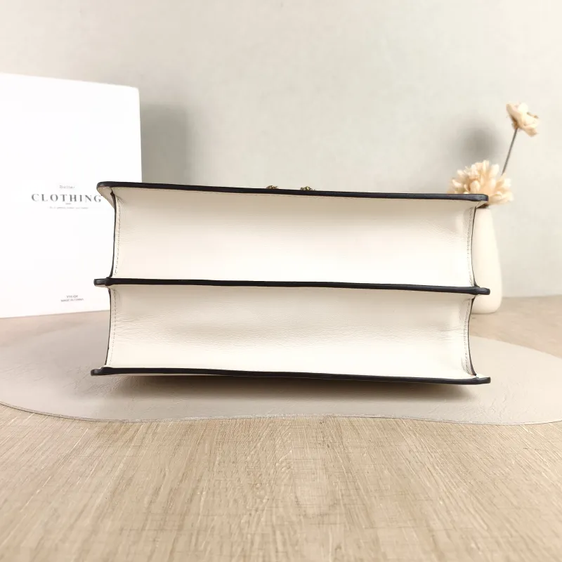 GUCCI Crossbody Bag Dionysus Crossbody Bag White · Red · Blue Calfskin Medium 27 × 13 × 18 cm — cover view 3 of 5