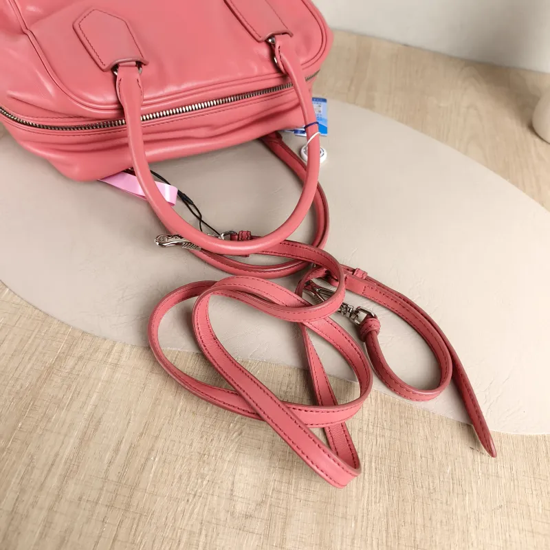 PRADA Crossbody Bag Crossbody Bag Pink Calfskin One Size 22 × 13 × 16 cm — detail view 6 of 12